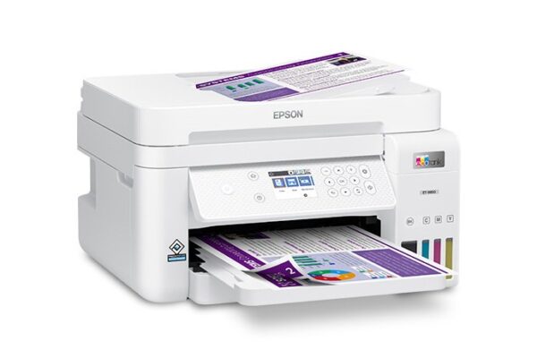 EcoTank ET-3850 Wireless Color All-in-One Cartridge-Free Supertank Printer with Scanner, Copier, ADF and Ethernet - Image 5
