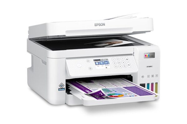 EcoTank ET-3850 Wireless Color All-in-One Cartridge-Free Supertank Printer with Scanner, Copier, ADF and Ethernet - Image 6