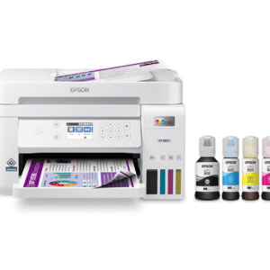 EcoTank ET-3850 Wireless Color All-in-One Cartridge-Free Supertank Printer with Scanner, Copier, ADF and Ethernet